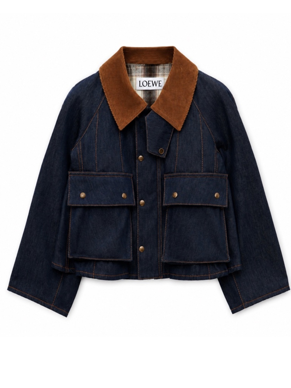 Loewe Trapeze Denim Jacket Fall 2024